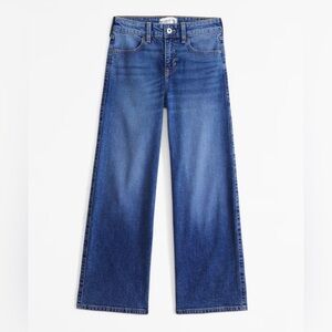 Abercrombie Kids High Rise Wide Leg Jeans 5/6
